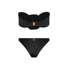 Load image into Gallery viewer, Orianna Rose Black Bandeau Bikini Set