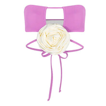 Load image into Gallery viewer, Alana Giant Rose Orchid Bikini Set
