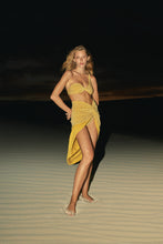 Load image into Gallery viewer, Mia Glossy Gold Sarong
