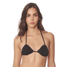 Load image into Gallery viewer, Shells Black Macrame Bikini Set