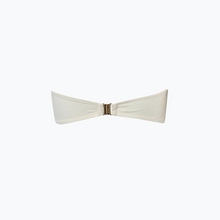 Load image into Gallery viewer, Mesh Bandeau Sofia White Bikini Set High