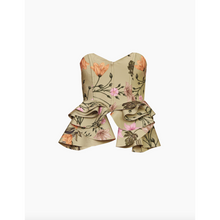 Load image into Gallery viewer, Penelope Olive Floral Corset Bikini Set