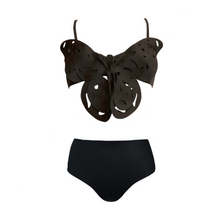 Load image into Gallery viewer, Maxi Mariposa Butterfly Black Bikini Set