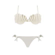 Load image into Gallery viewer, La Joya Shell White Bikini Set