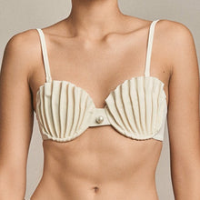Load image into Gallery viewer, La Joya Shell White Bikini Set