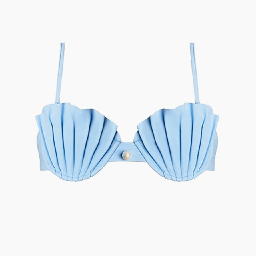 La Joya Shell Periwinkle Bikini Set