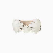 Load image into Gallery viewer, Mesh Bandeau Sofia White Bikini Set High