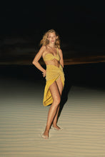 Load image into Gallery viewer, Mia Glossy Gold Sarong
