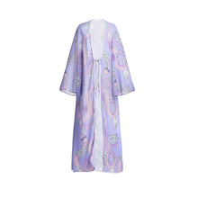 Load image into Gallery viewer, Boho Serpent Purple Kimono
