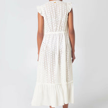 Load image into Gallery viewer, Eyelet Ivory Kimono
