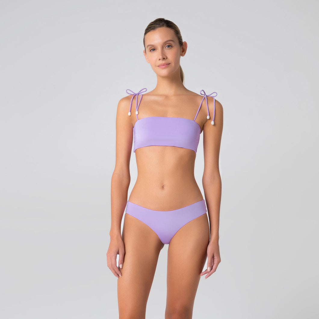 Salvia Solid Lavender Bikini Set