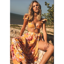 Load image into Gallery viewer, Nore Mustard Print Sarong
