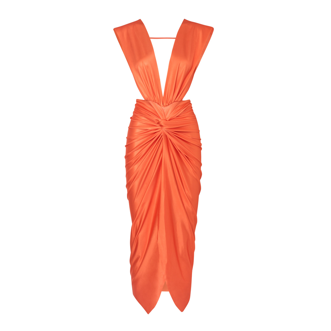 Mia Sandia Orange Dress