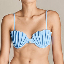 Load image into Gallery viewer, La Joya Shell Periwinkle Bikini Set
